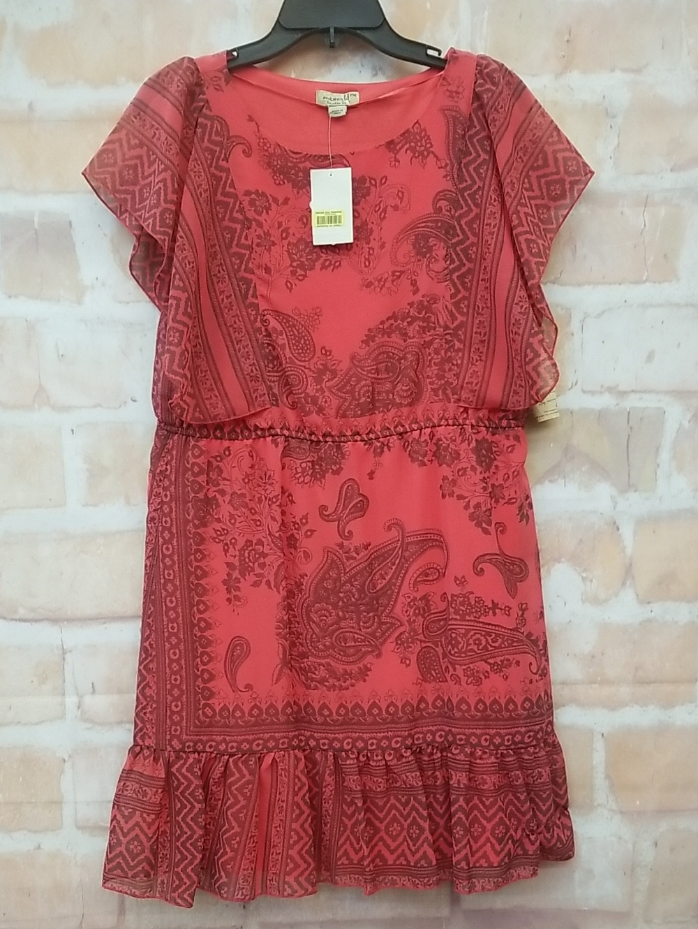 Womens ONE WORLD Coral Shift Dress
